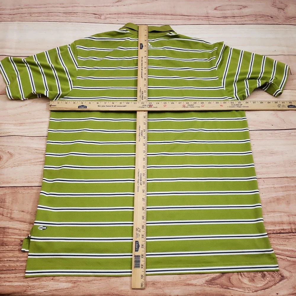 VINTAGE Adidas Polo Shirt Men Extra Large Green Outdoor Golf Golfing Breathable*